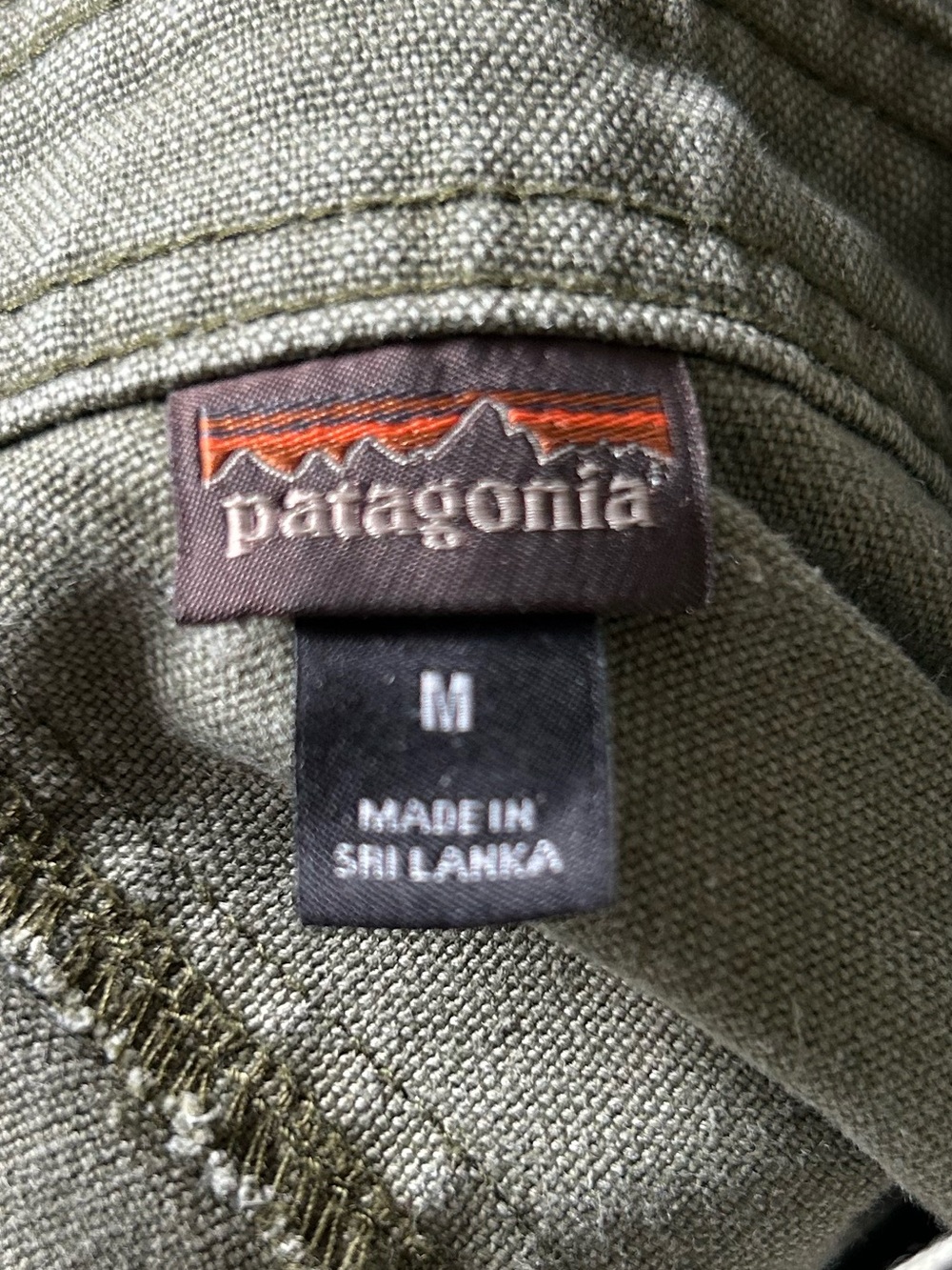Patagonia Olive Green Overalls Gorpcore Utility work Size Medium - Picture 13 of 13